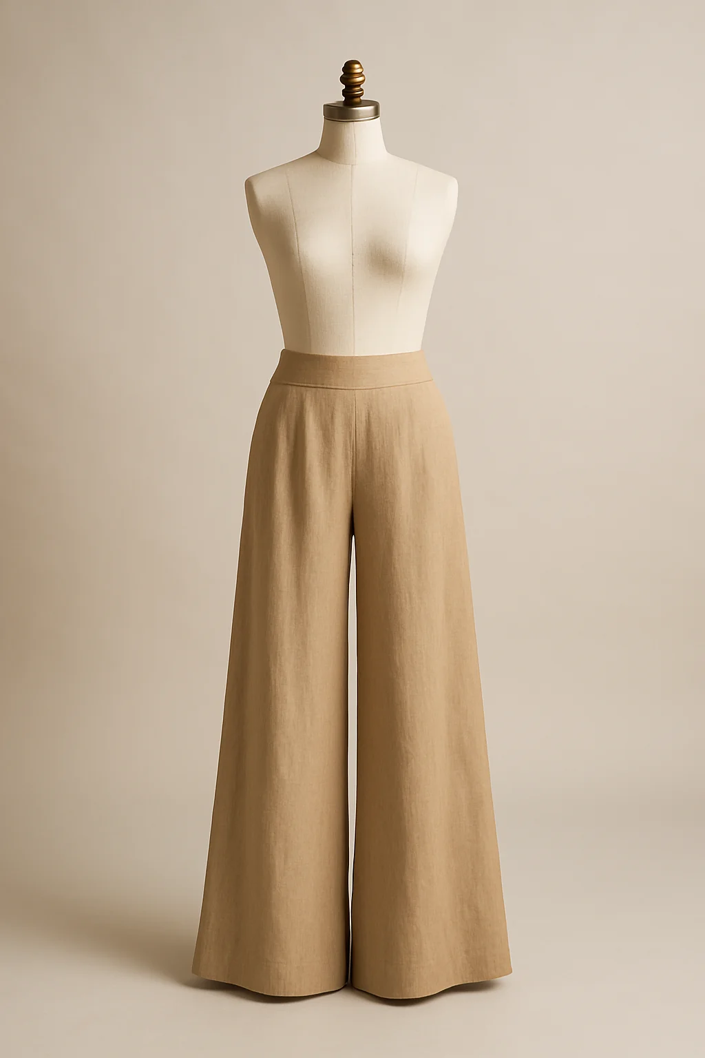 Linen palazzo pants, custom made by HMN Alteration & Tailoring