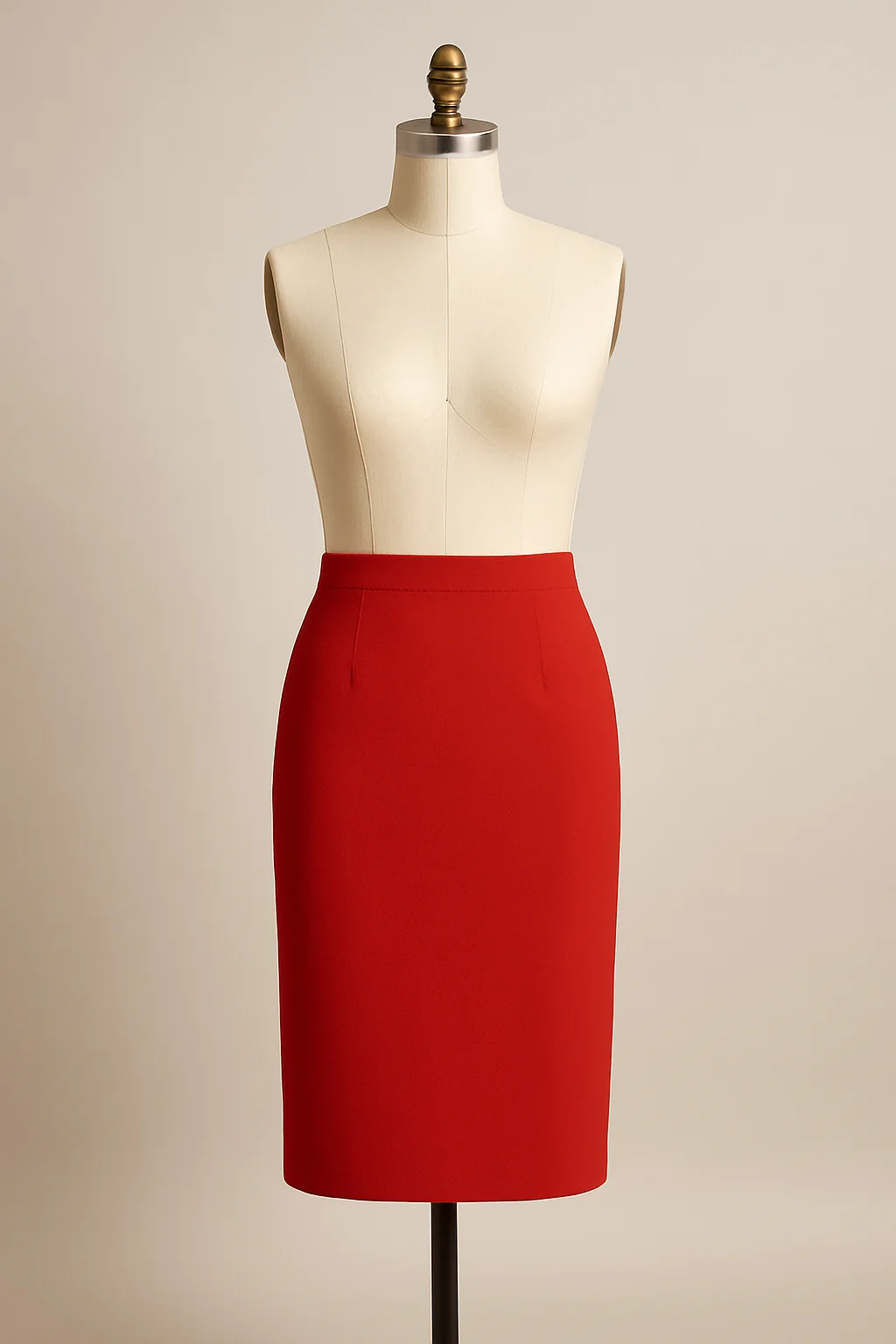 Red pencil skirt, custom made by HMN Alteration & Tailoring